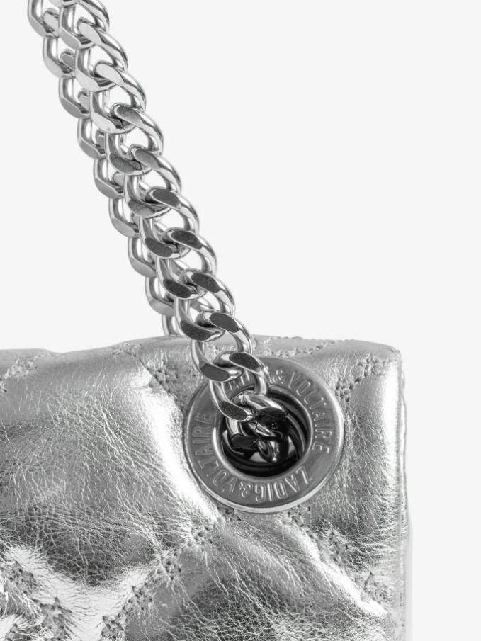  [NAME] clutch silver women | Zadig&Voltaire Lebanon