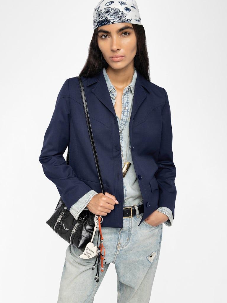  [NAME] jacket navy women | Zadig&Voltaire
