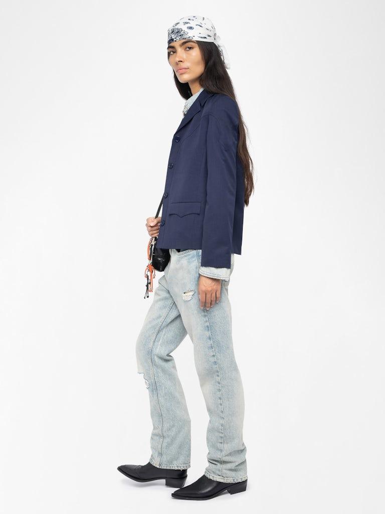  [NAME] jacket navy women | Zadig&Voltaire
