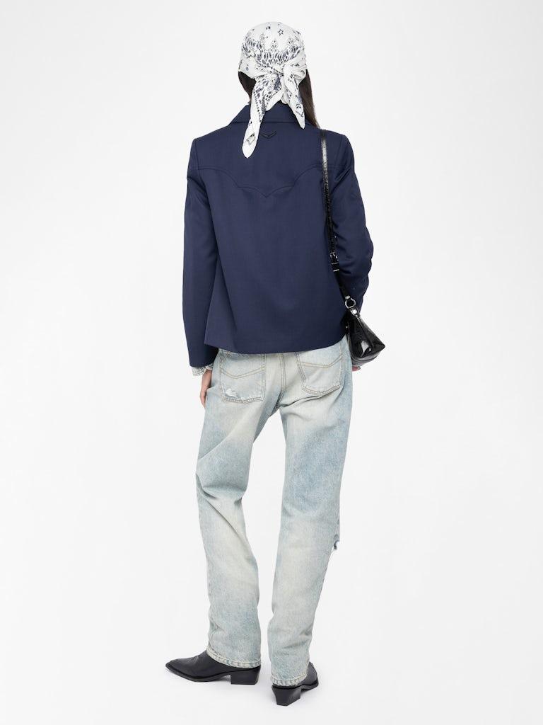  [NAME] jacket navy women | Zadig&Voltaire