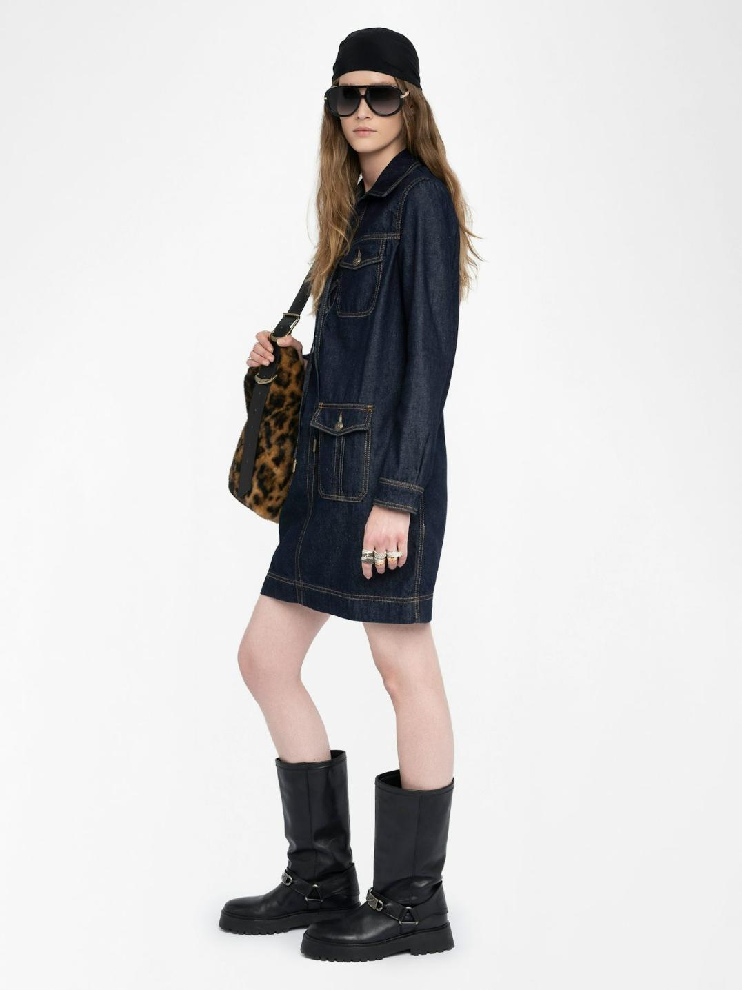  [NAME] dress denim women | Zadig&Voltaire Lebanon