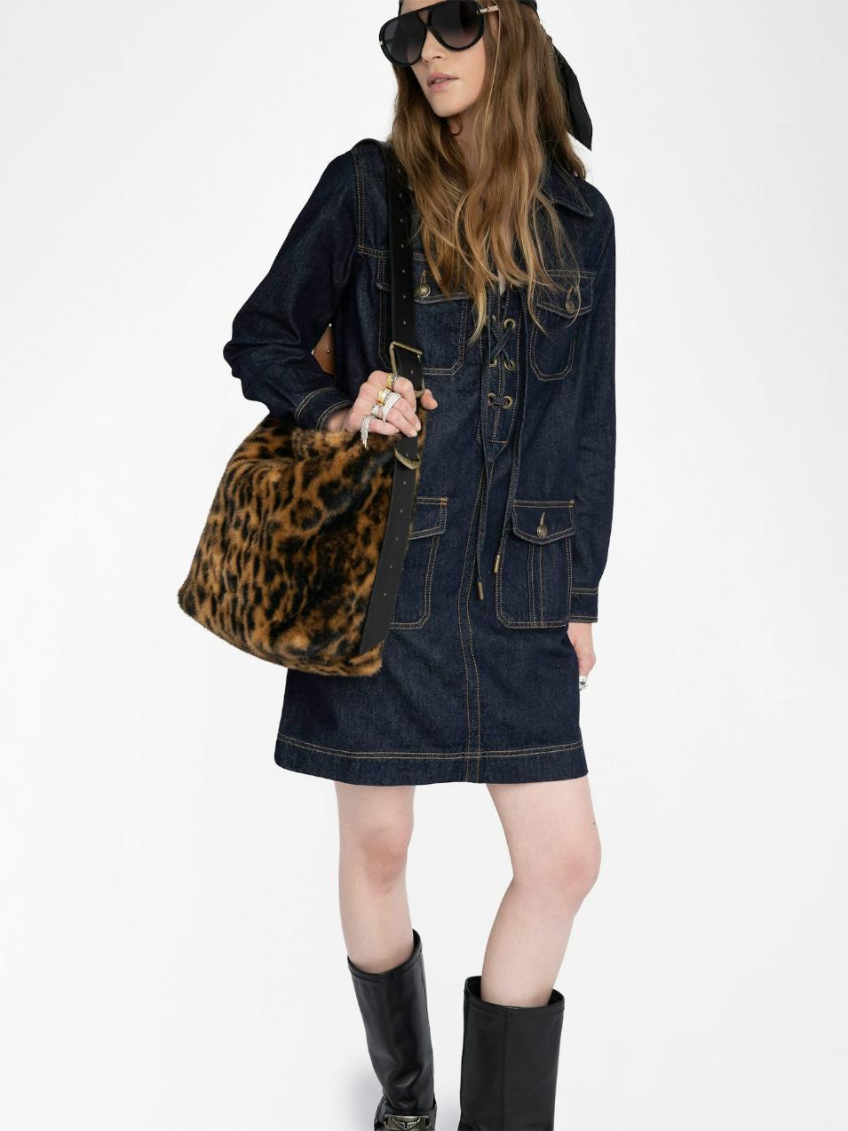  [NAME] dress denim women | Zadig&Voltaire Lebanon