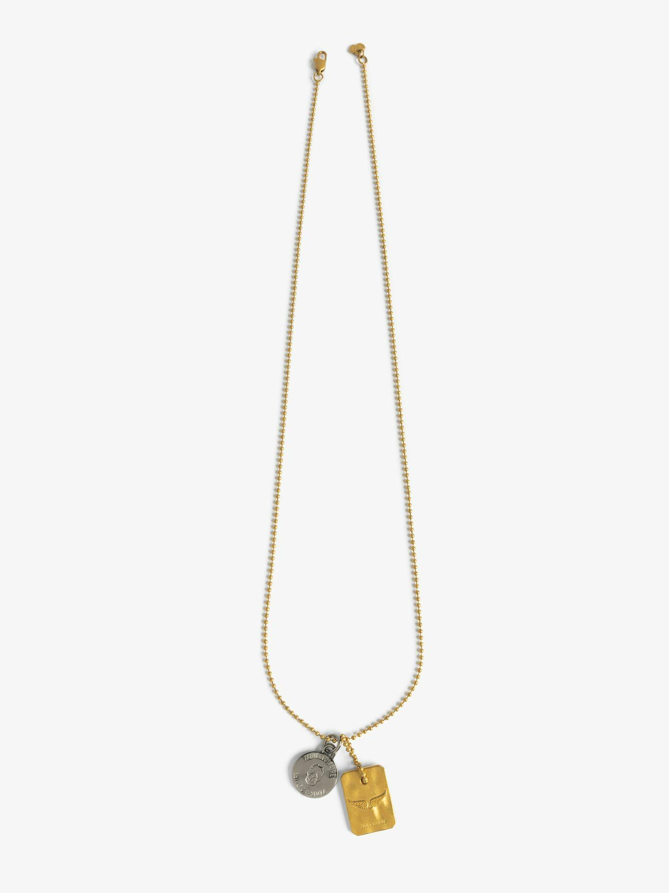 Long Yellow Stainless Steel Necklace | Zadig&Voltaire Lebanon