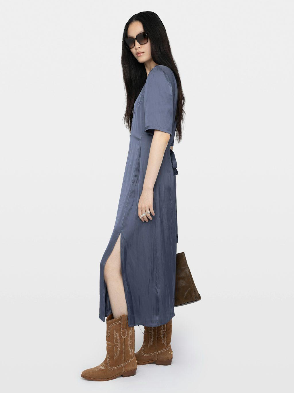  [NAME] Dress blue women | Zadig&Voltaire Lebanon