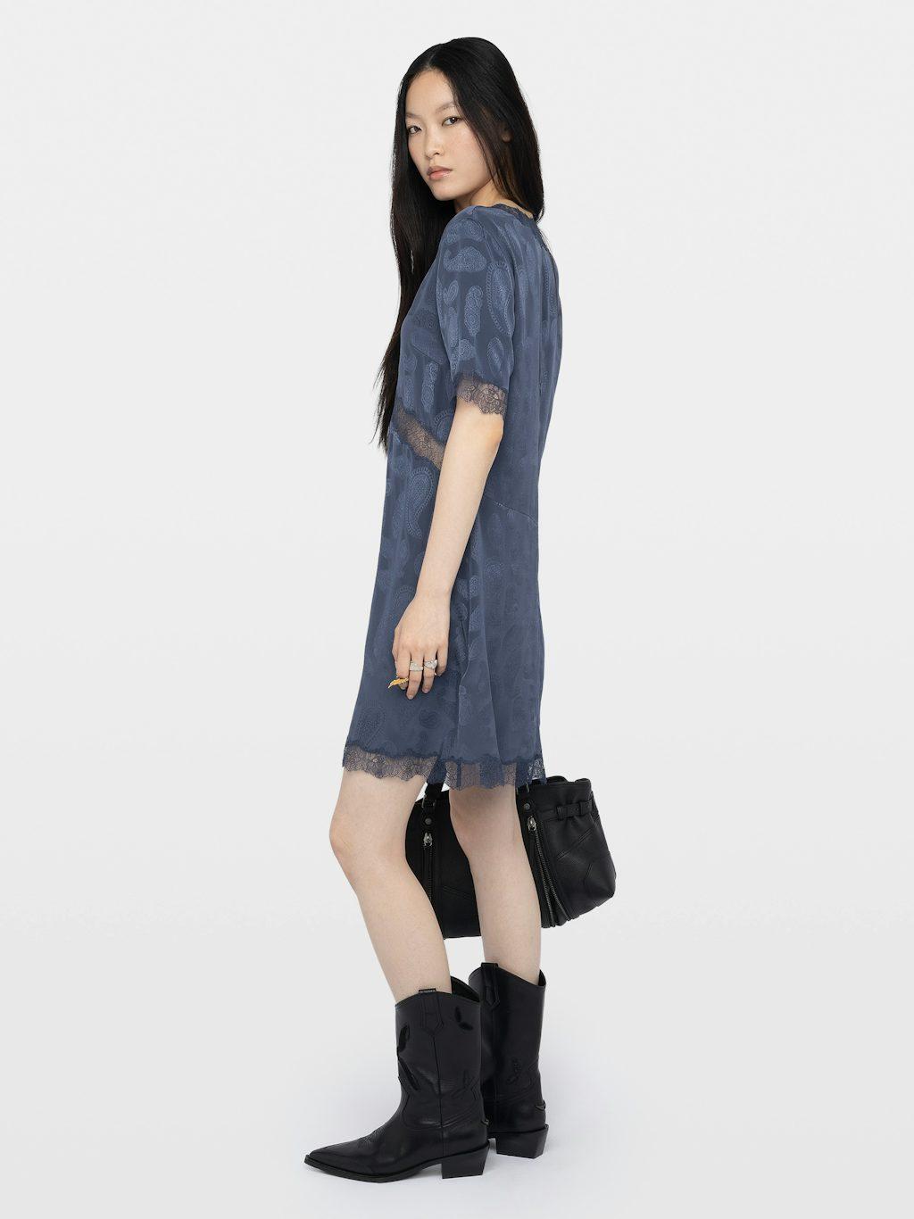 [NAME] Dress blue women | Zadig&Voltaire Lebanon