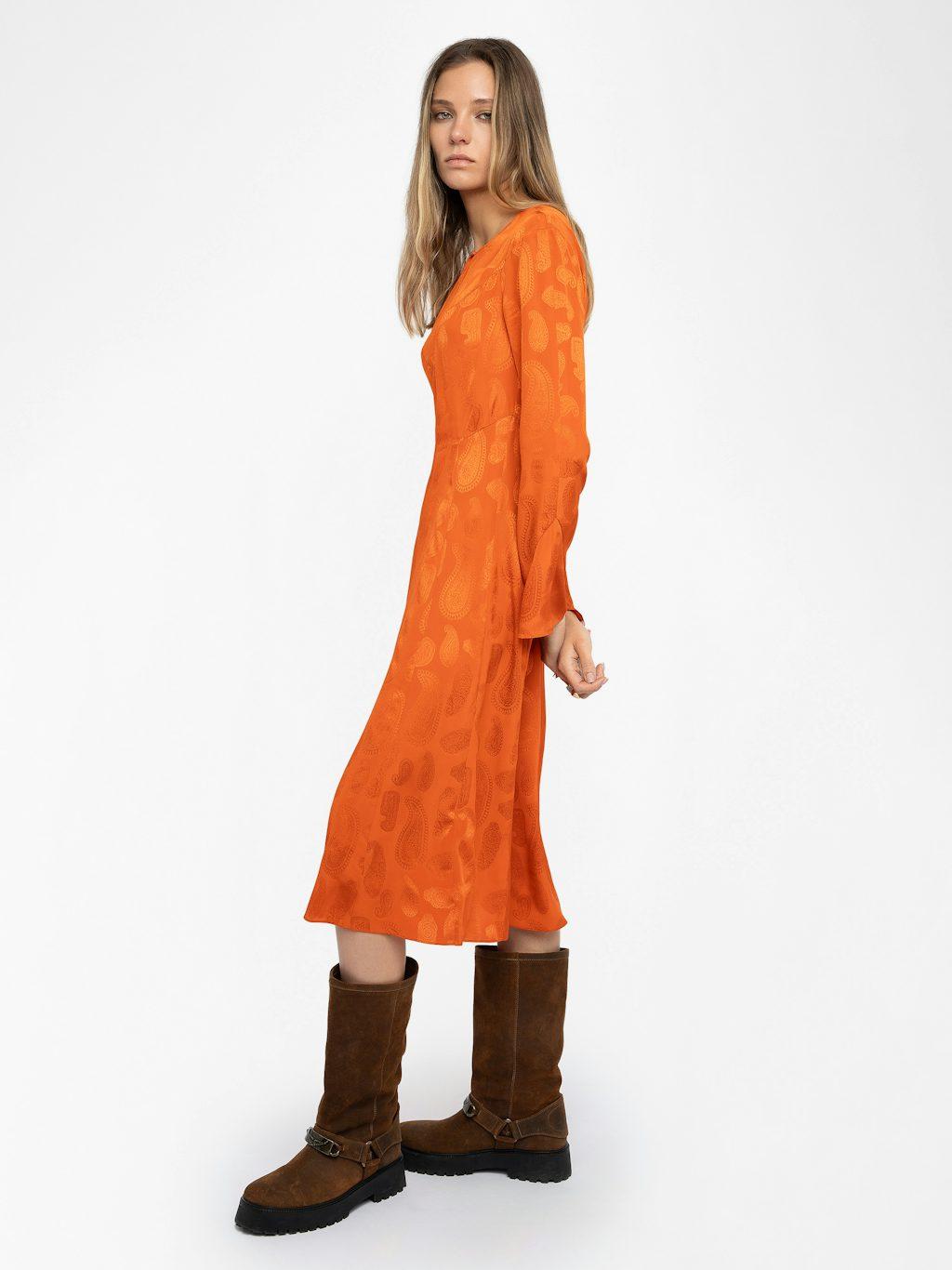  [NAME] Dress orange women | Zadig&Voltaire Lebanon