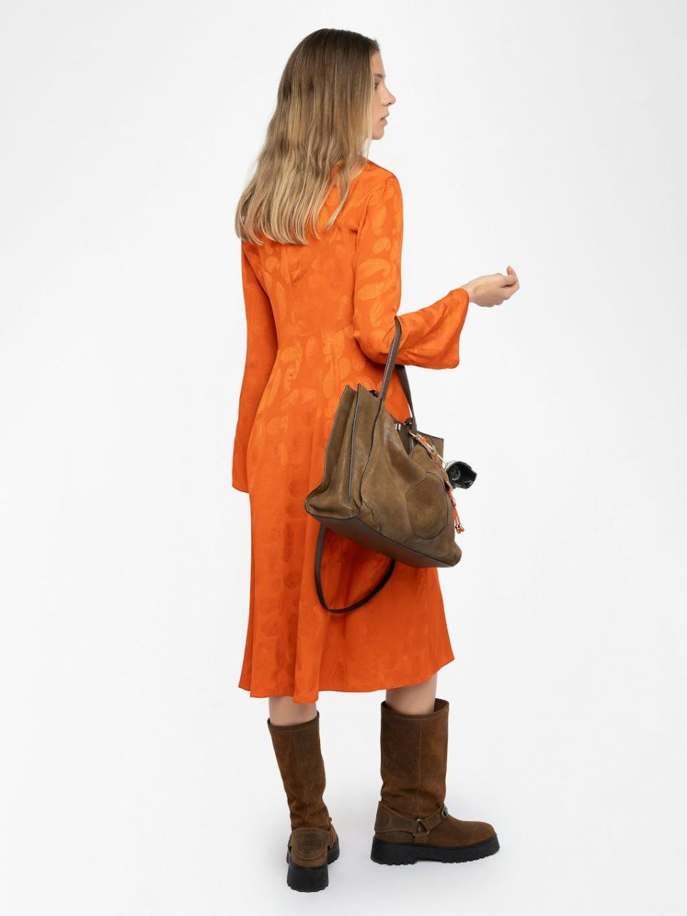  [NAME] Dress orange women | Zadig&Voltaire Lebanon