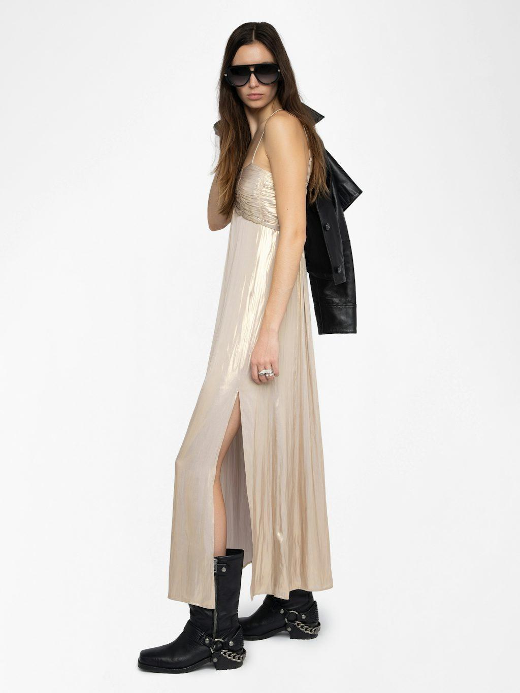  [NAME] Dress gold women | Zadig&Voltaire Lebanon