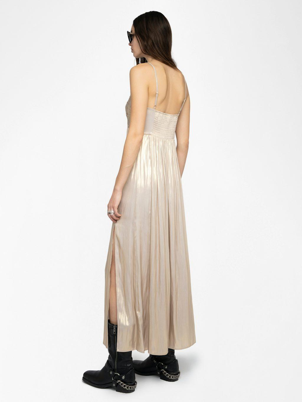  [NAME] Dress gold women | Zadig&Voltaire Lebanon