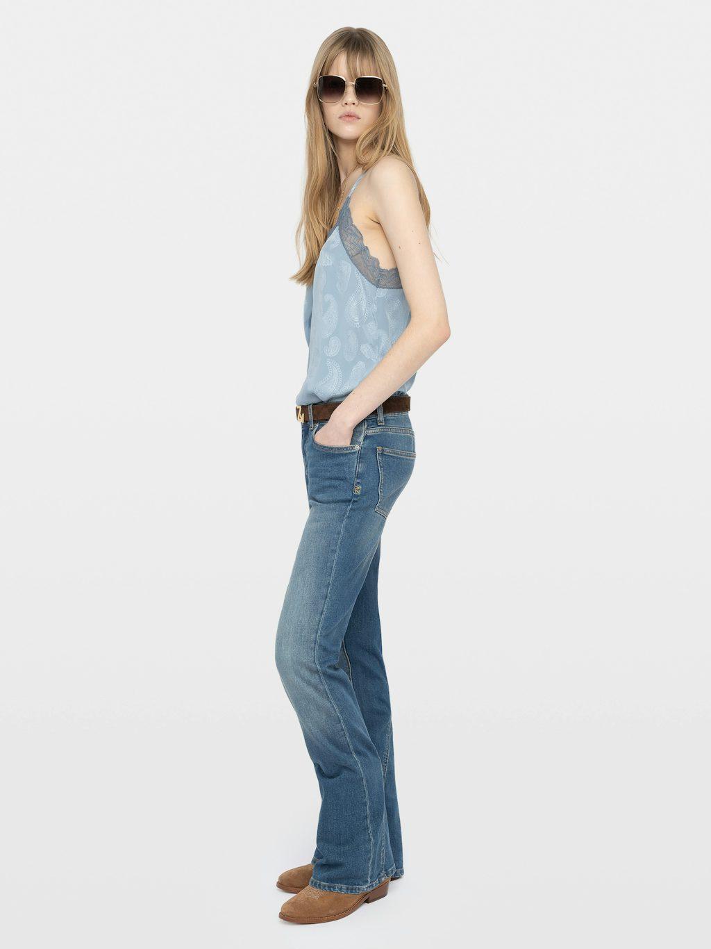  [NAME] Top blue women | Zadig&Voltaire Lebanon