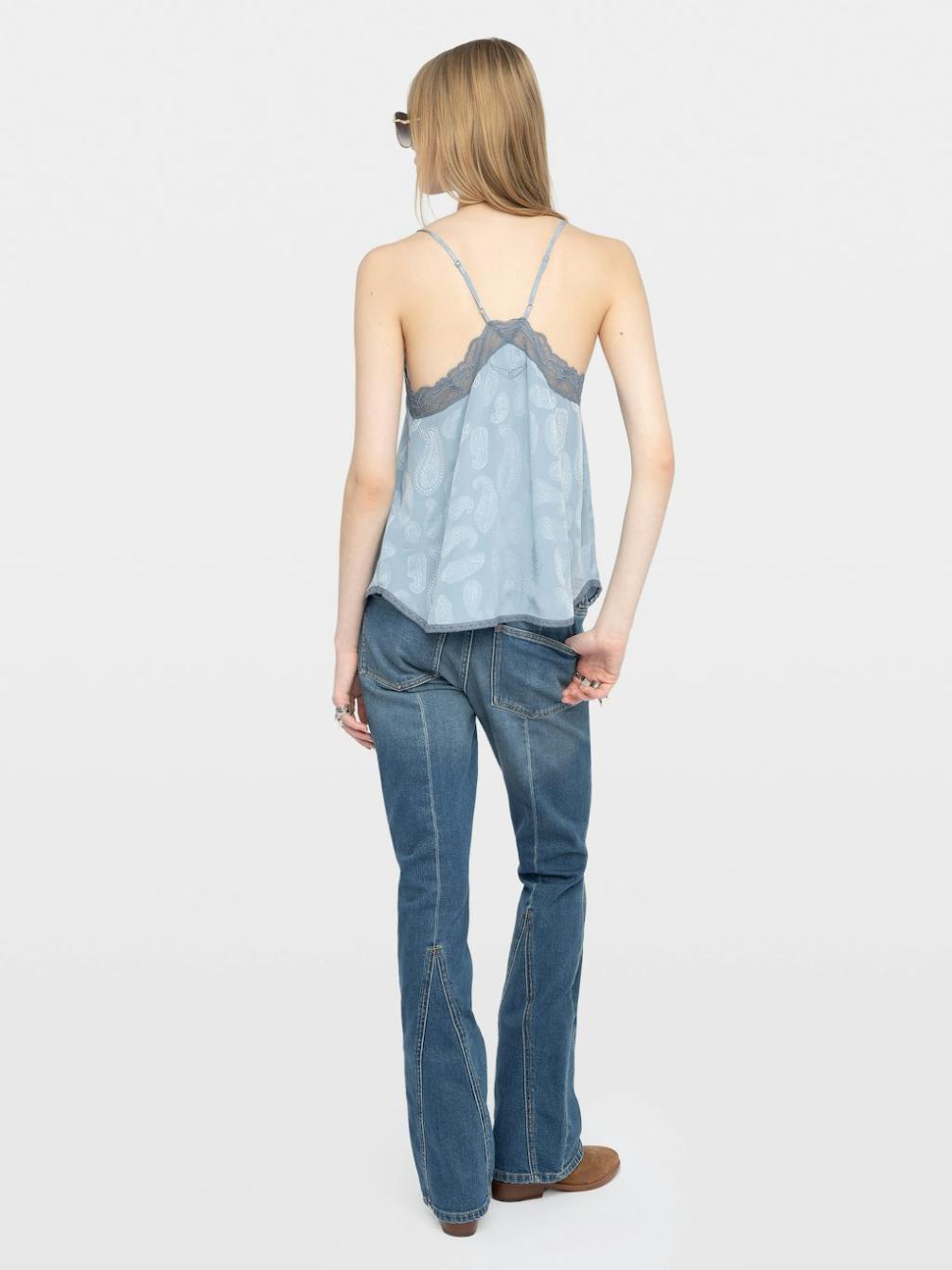  [NAME] Top blue women | Zadig&Voltaire Lebanon