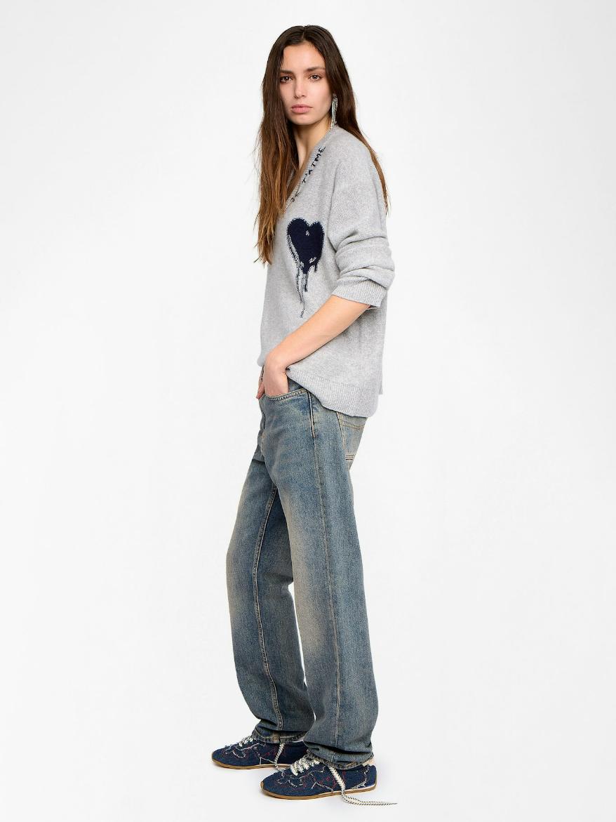  [NAME] jumper grey women | Zadig&Voltaire Lebanon