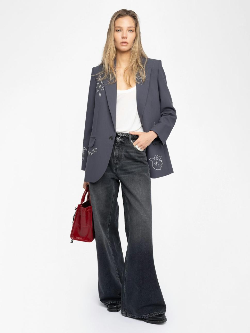  [NAME] Blazer grey women | Zadig&Voltaire Lebanon