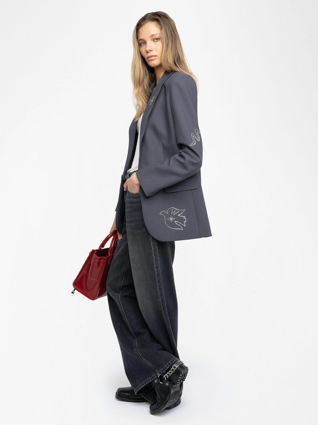 [NAME] Blazer grey women | Zadig&Voltaire Lebanon