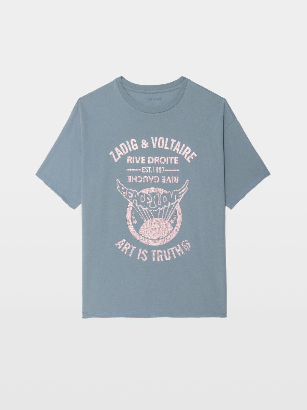  [NAME] T-shirt blue women | Zadig&Voltaire Lebanon