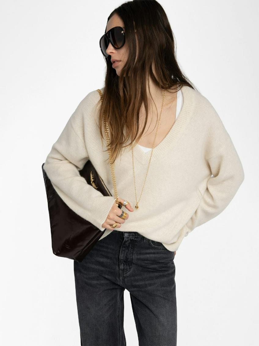 [NAME] jumper beige women | Zadig&Voltaire Lebanon