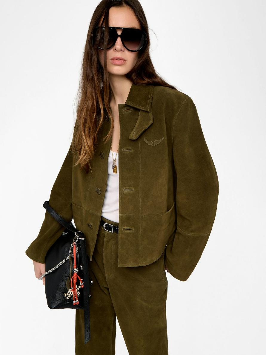  [NAME] jacket green women | Zadig&Voltaire Lebanon