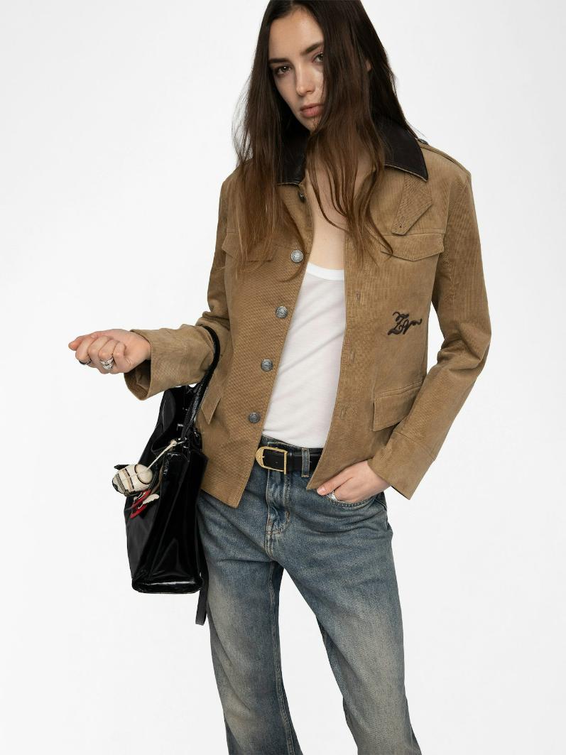  [NAME] jacket beige women | Zadig&Voltaire Lebanon