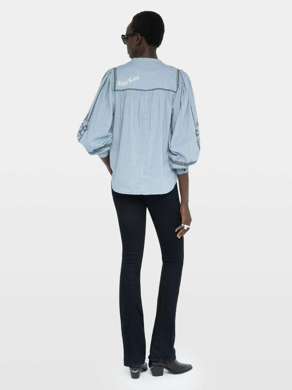  [NAME] blouse blue women | Zadig&Voltaire Lebanon