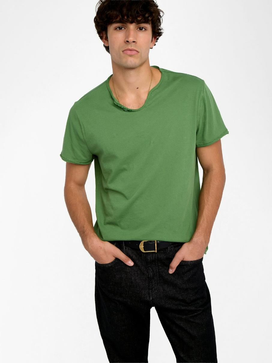  [NAME] t-shirt green men | Zadig&Voltaire Lebanon