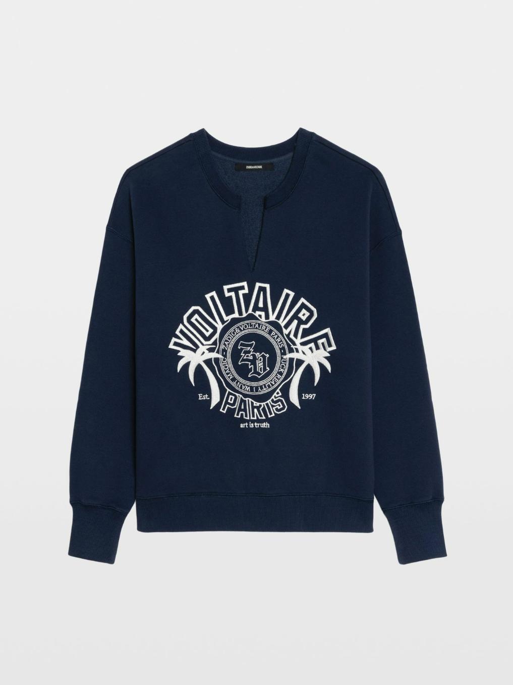  [NAME] Sweater navy women | Zadig&Voltaire Lebanon