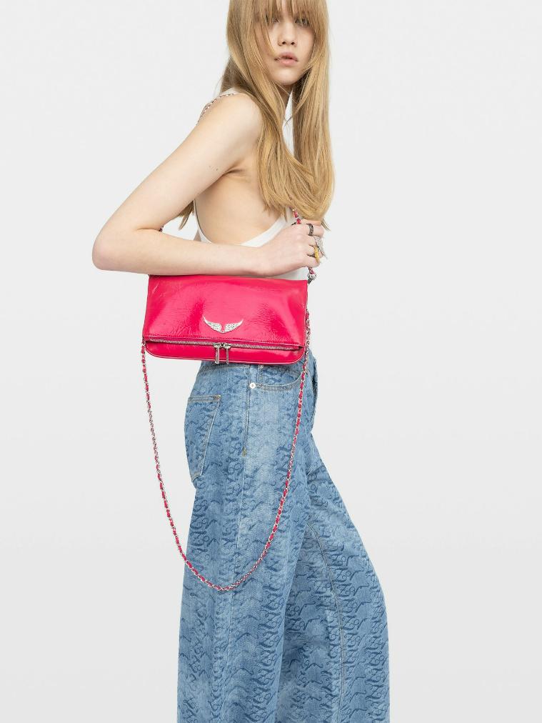 Rock Vintage Patent Clutch