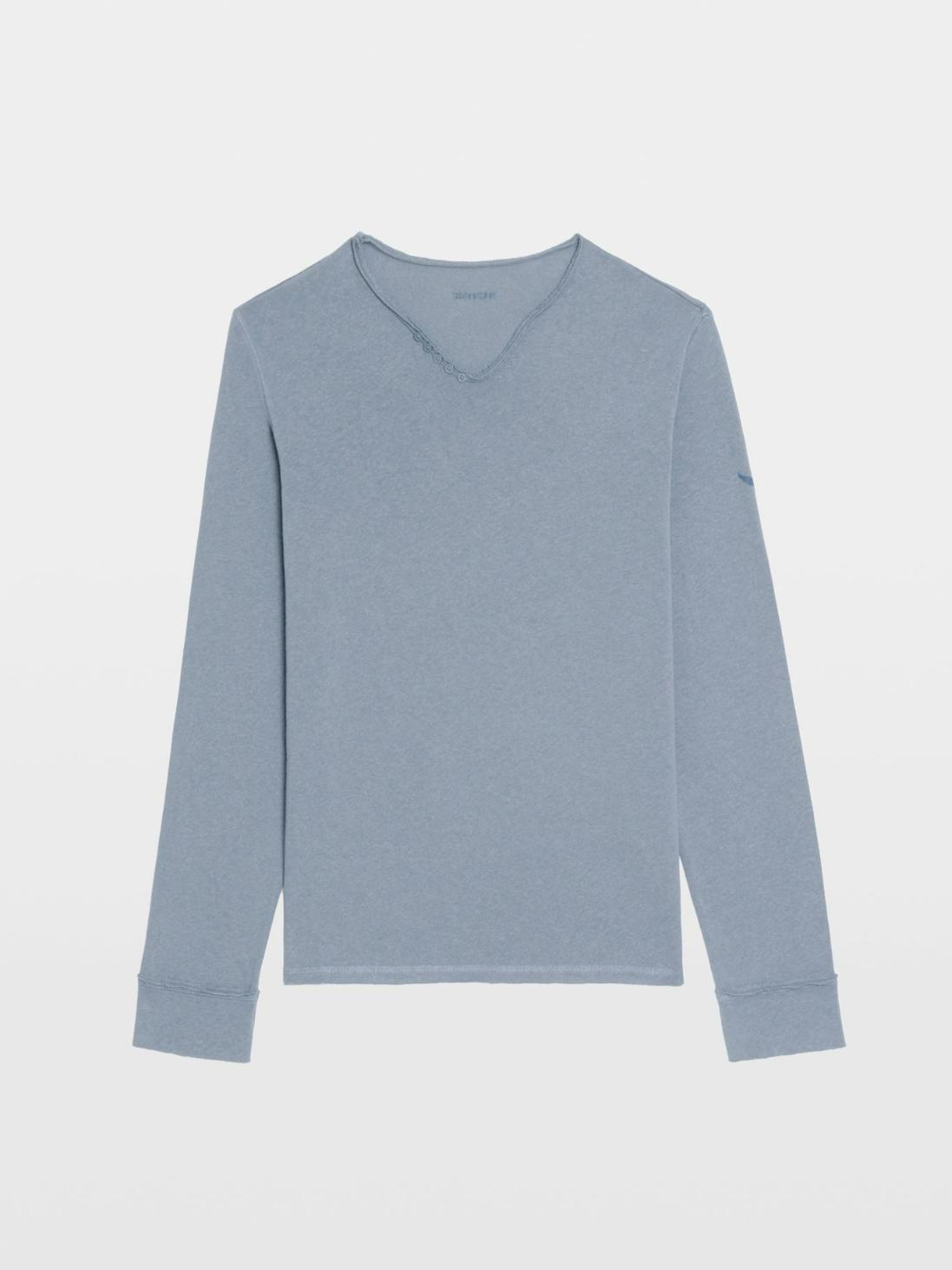  [NAME] T-shirt blue men | Zadig&Voltaire Lebanon