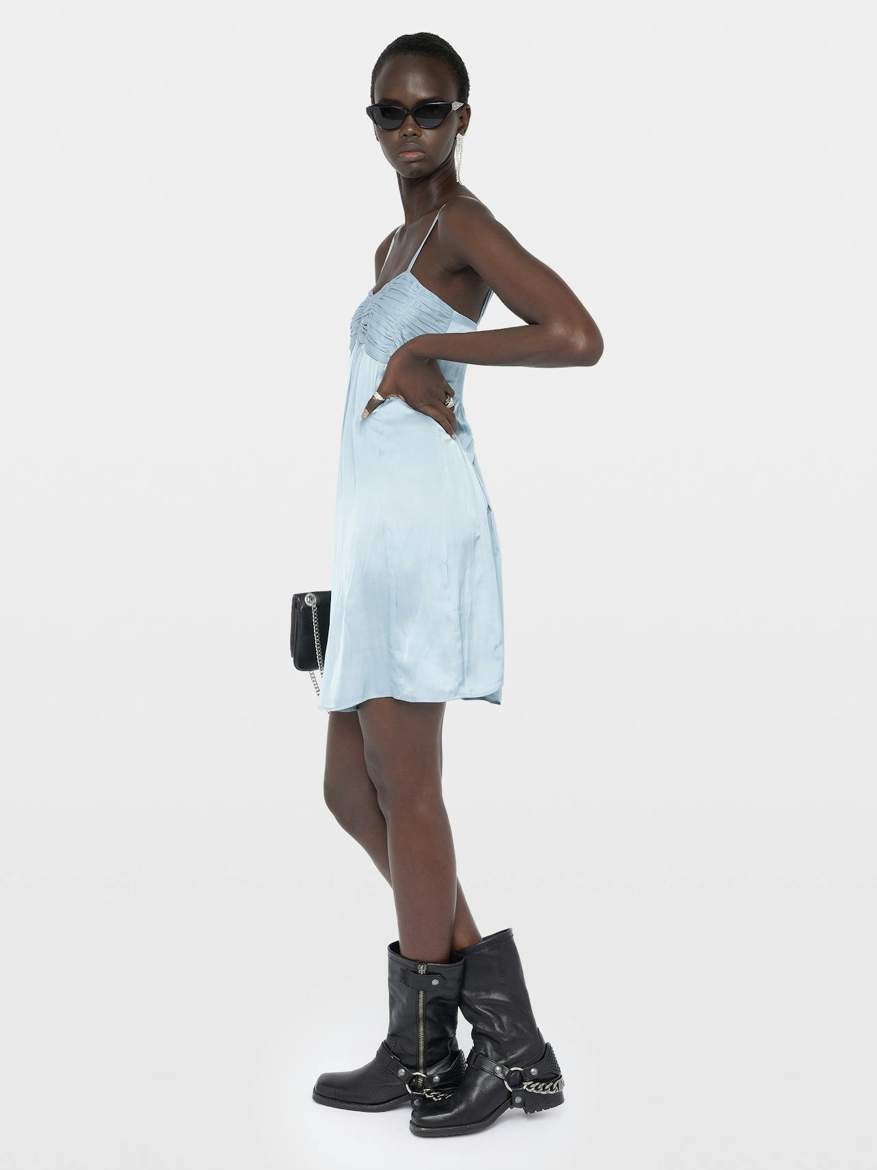  [NAME] dress blue women | Zadig&Voltaire Lebanon