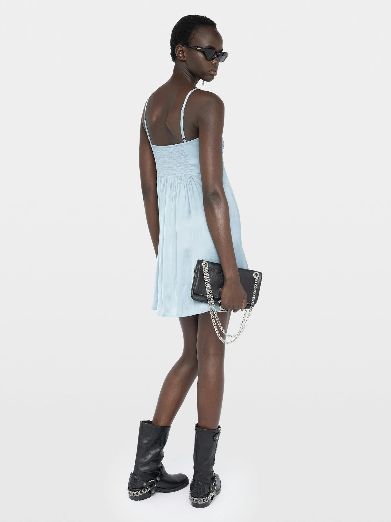  [NAME] dress blue women | Zadig&Voltaire Lebanon