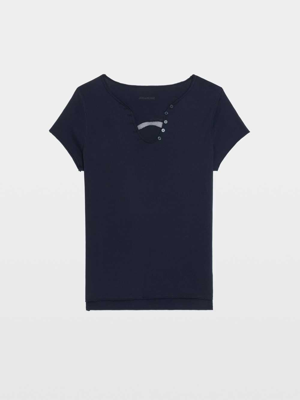 Fishnet Henley T-shirt
