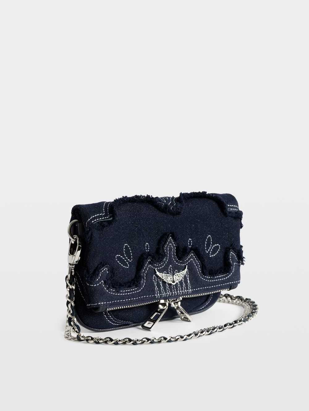 Rock Mini Clutch Denim