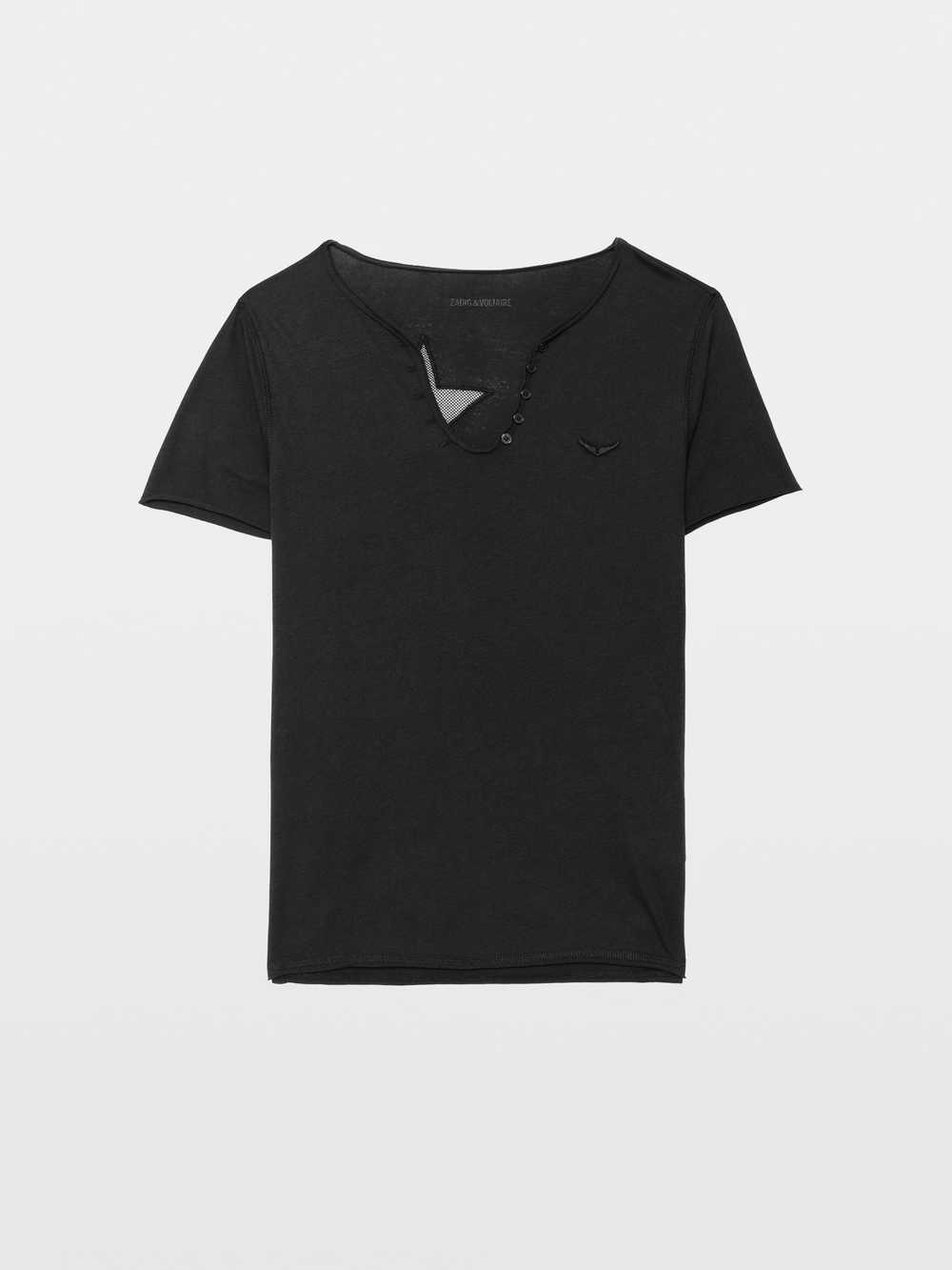 Fishnet Henley T-shirt